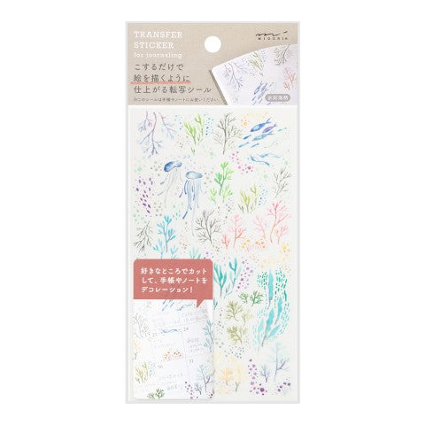 Midori Transfer Stickers - Watercolor Sea