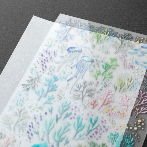 Midori Transfer Stickers - Watercolor Sea
