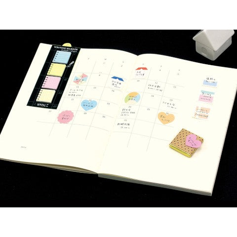 Midori Writing Marker Sticky Memo Block - Message
