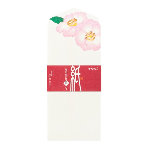 Midori Four Designs Envelope - Camellia Sasanqua