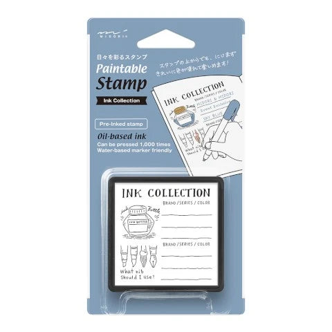 Midori Paintable Pre-Inked Stamp - Ink Collection
