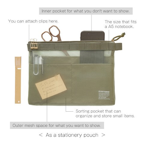 Kleid Mesh Carry Pouch - Olive