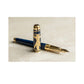 S.T. Dupont Line D Large Prestige Fountain Pen -  Vitruvian Man Blue (Limited Edition)