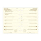 Filofax 2024 Pocket Week on One Page Planner - Cotton Cream
