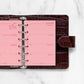 Filofax 2024 Pocket Week on Two Pages Planner - Pink