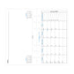Filofax 2024 Personal Month on One Page with Notes Planner - Horizontal