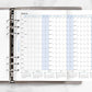 Filofax 2024 A5 Horizontal Year Planner - White