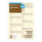 Filofax 2024 A5 Vertical Year Planner - Cotton Cream