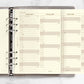 Filofax 2024 A5 Vertical Year Planner - Cotton Cream