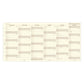 Filofax 2024 A5 Vertical Year Planner - Cotton Cream
