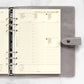 Filofax 2024 A5 Week on Two Pages - Diary with Appointments (Cotton Cream Paper)