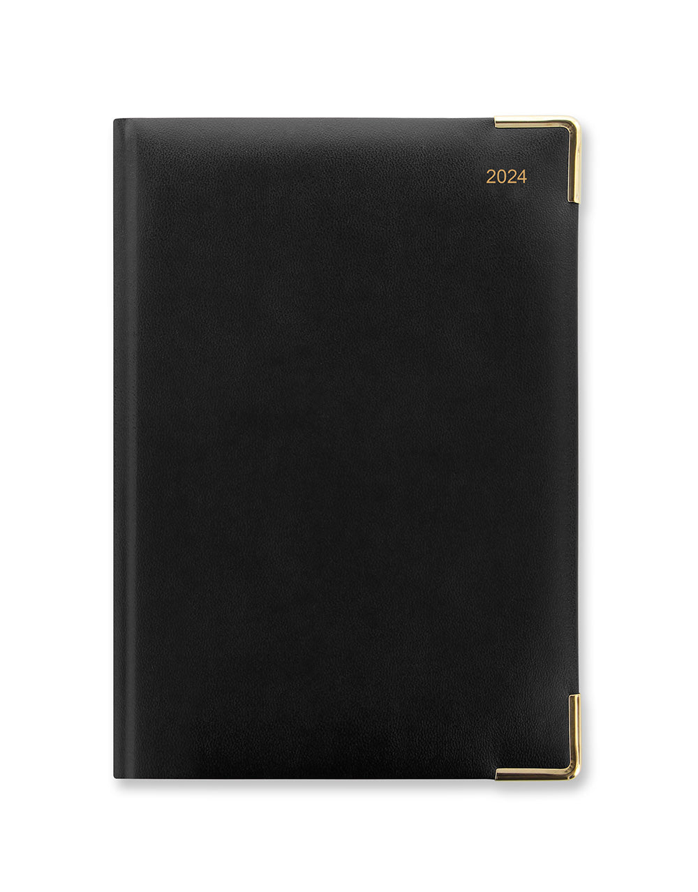 Letts of London 2024 Classic A5 Vertical Week to View Planner with Appointments - Black