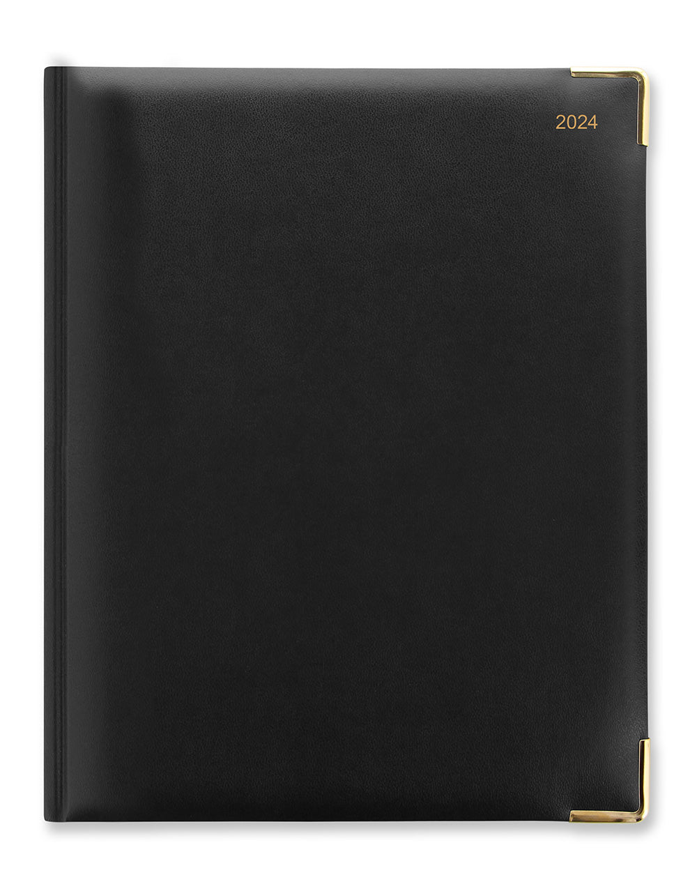 Letts of London 2024 Classic Quarto Vertical Week to View Planner with Appointments - Black