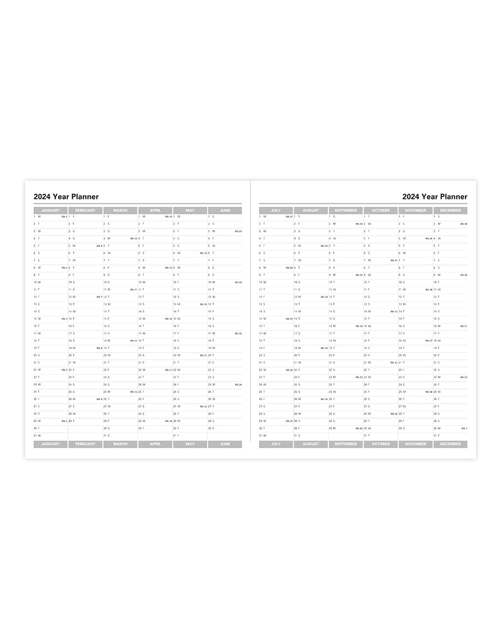 Letts of London 2024 Classic Quarto Vertical Week to View Planner with Appointments - Black