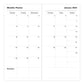Letts of London 2024 Classic Slim Week to View Monthly Planner - Black