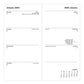 Letts of London 2024 Classic Slim Week to View Monthly Planner - Black