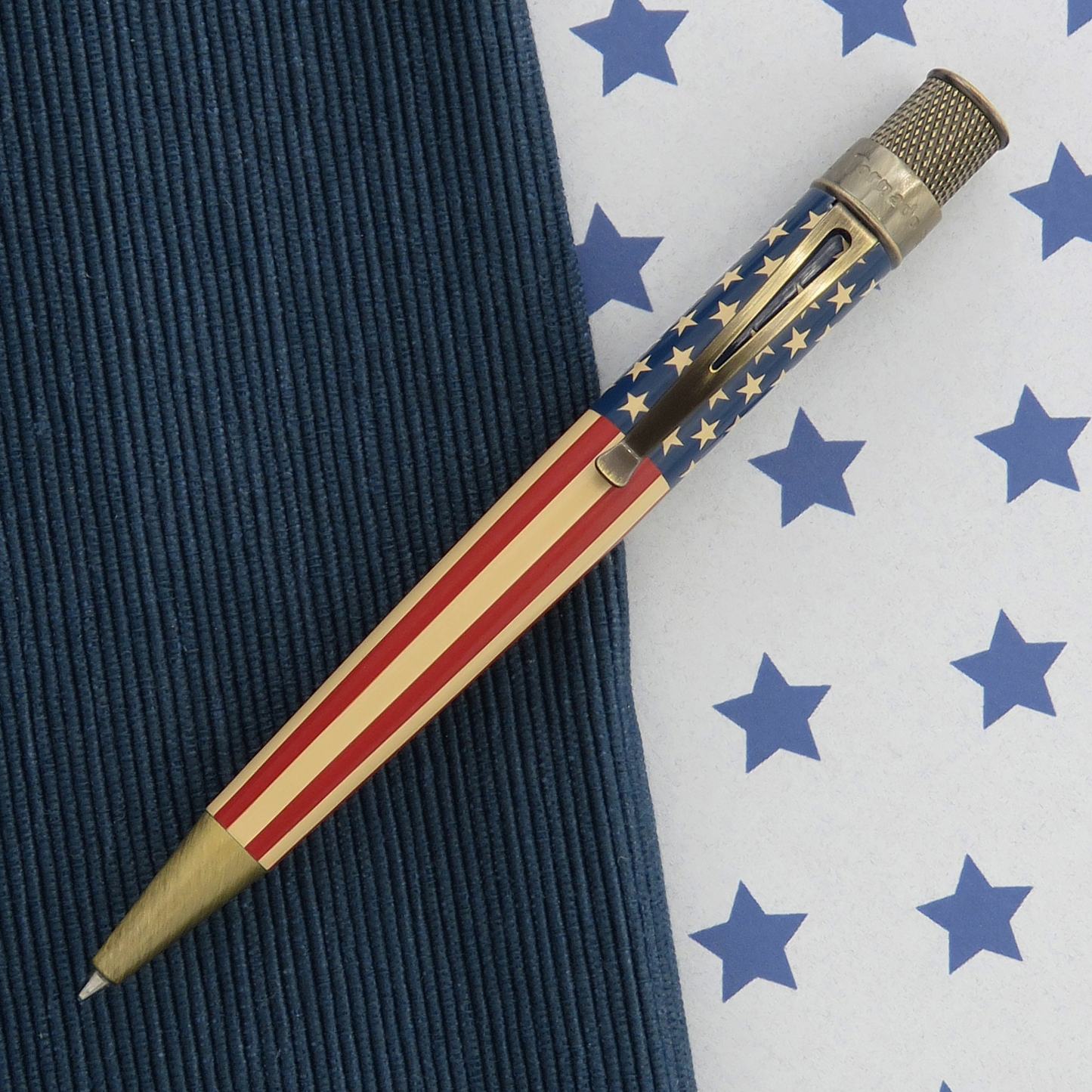 Retro 51 Tornado Rollerball - Tribute 250 (Vintage Metalsmith)