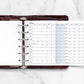 Filofax 2026 Pocket Horizontal Year Planner - English