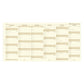 Filofax 2026 Refill Vertical Year Planner - English - Cream