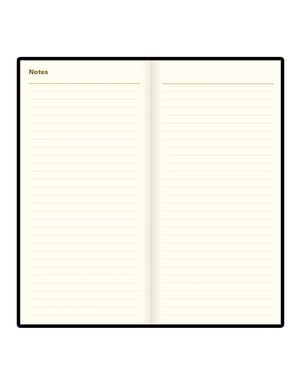 Letts of London 2027 Signature Bonded-Slim Week to View Planner - Black (Upright)
