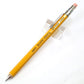 Ohto Wooden Mechanical Pencil Mini with Eraser & Clip - Yellow (.5mm)
