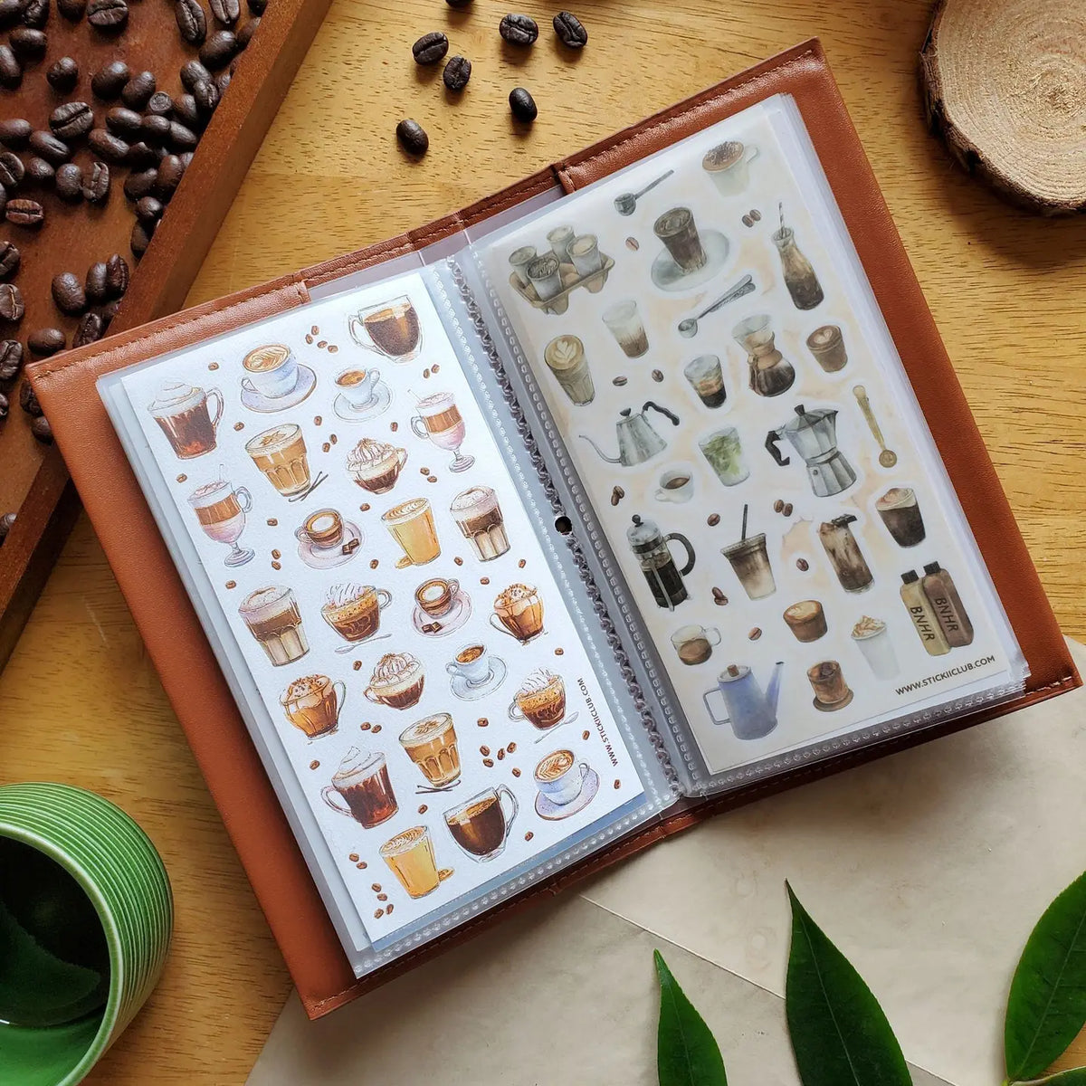 Sticker Notes Storage Sticker Sheet Organizer - Bronze – Dromgoole's Fine Writing Instruments