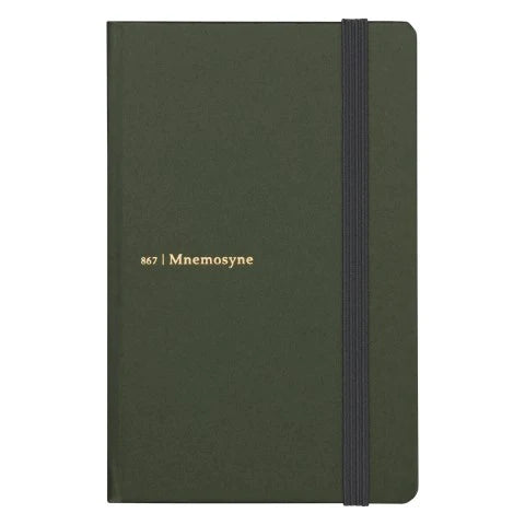 Maruman Mnemosyne N867 A6 Hardcover Lined Journal - Green