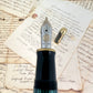 Pre-Owned Pelikan M600 Black & Green Fountain Pen 14K F