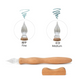 Kuretake Wooden Glass Pen Set - Cherry Blossoms - Senbonzakura