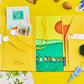 Hobonichi 2026 A6 Techo Book & Cover Set - 100%ORANGE: Squirrel Squadron (English)