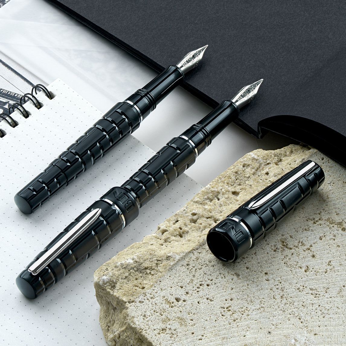 BENU Tessera Collection Fountain Pen - Onyx