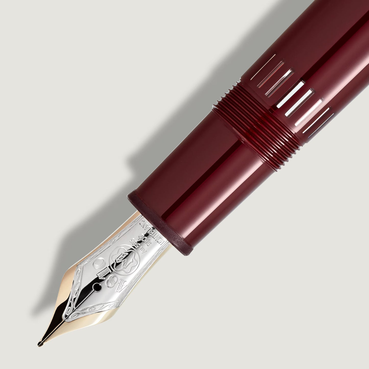Montblanc 146 Meisterstück Red Hour Fountain Pen - Burgundy Red (LeGrand)