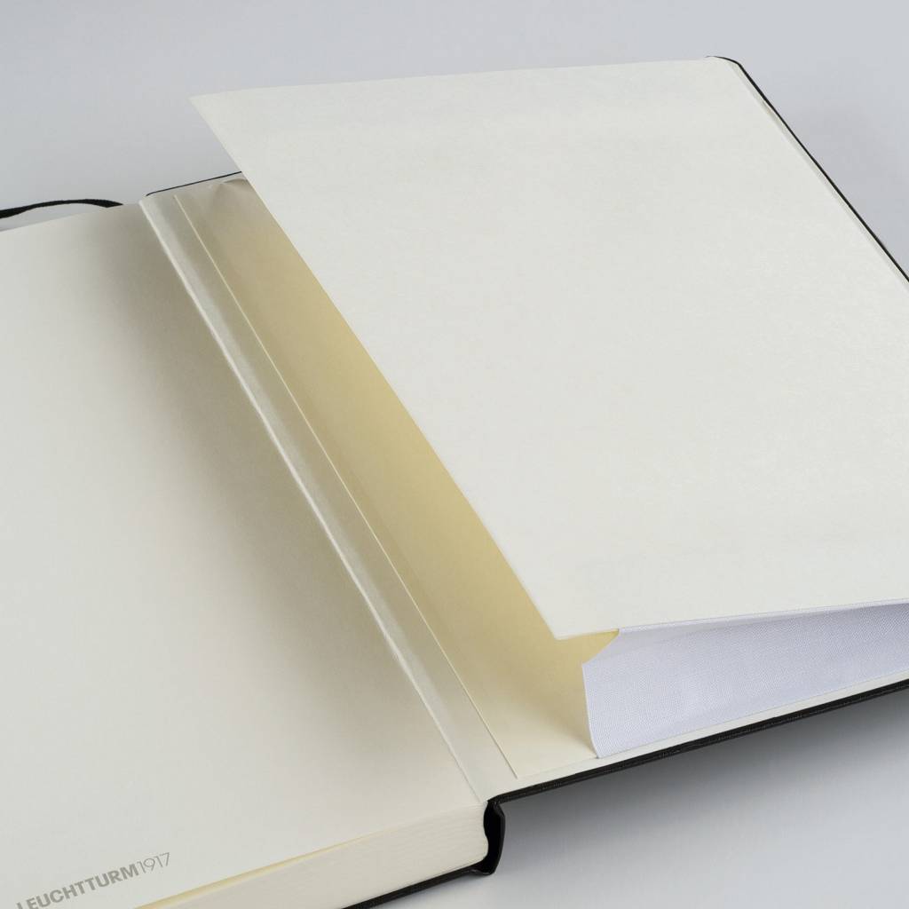 Leuchtturm1917 A5 Medium Softcover Ruled Notebook - Black