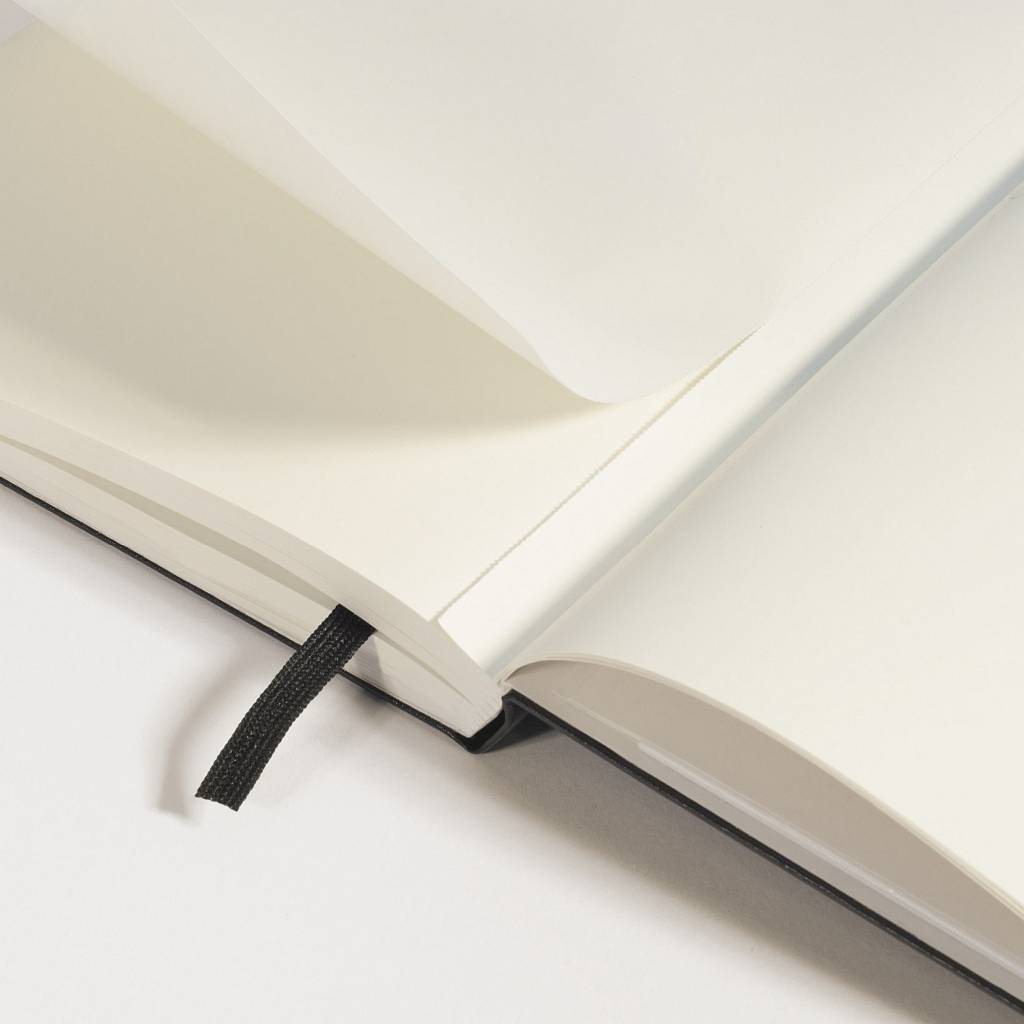 Leuchtturm1917 A5 Medium Softcover Ruled Notebook - Black