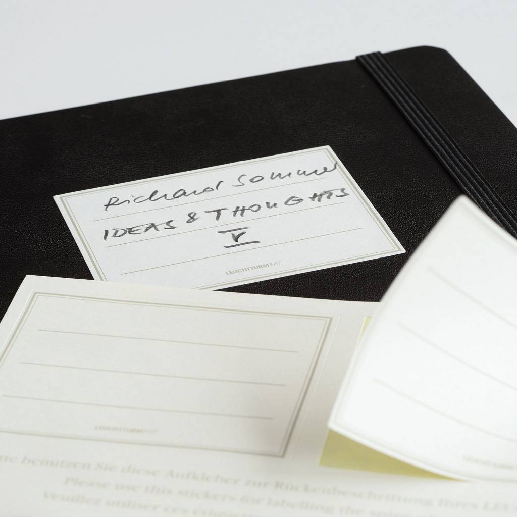 Leuchtturm1917 A5 Medium Softcover Ruled Notebook - Black