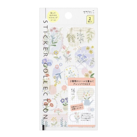 Midori Sticker - Flower 2639 (2 Sheets)