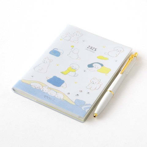 Midori 2025 A6 Pocket Diary - Dog