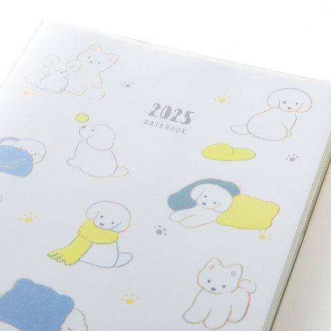 Midori 2025 A6 Pocket Diary - Dog