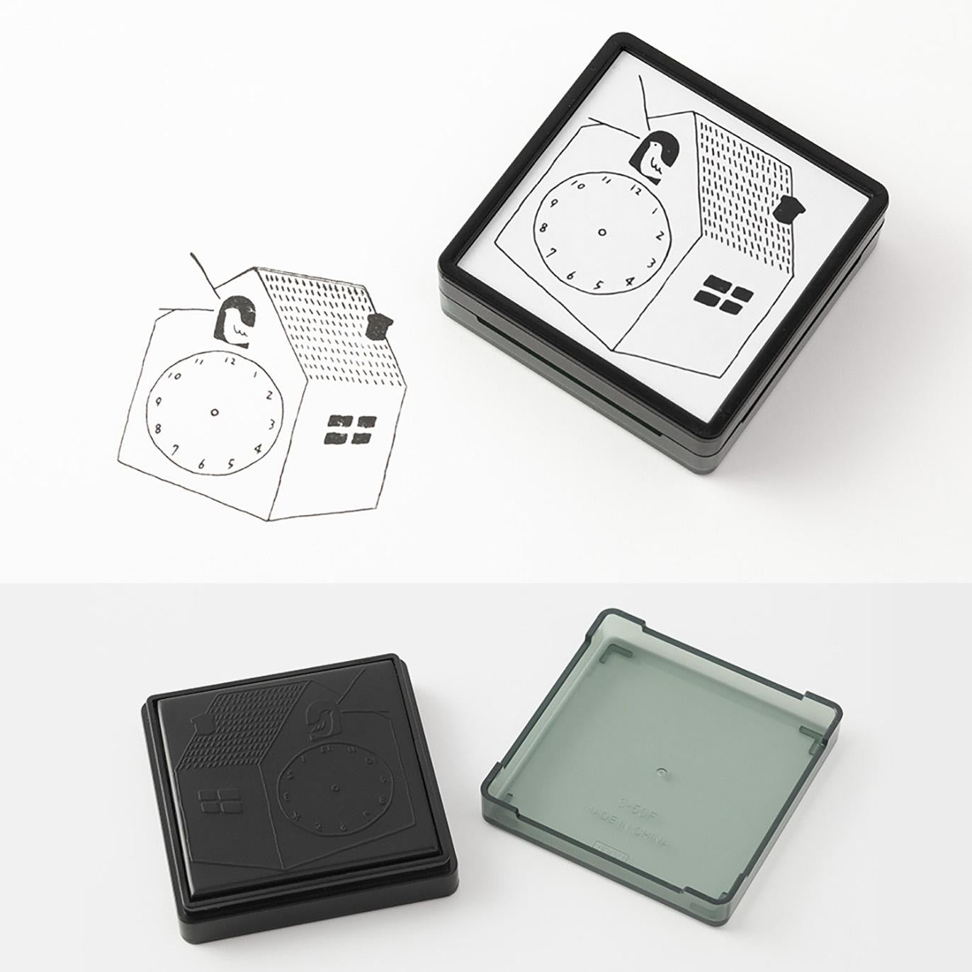 Midori Paintable Stamp Pre-Inked - Clock