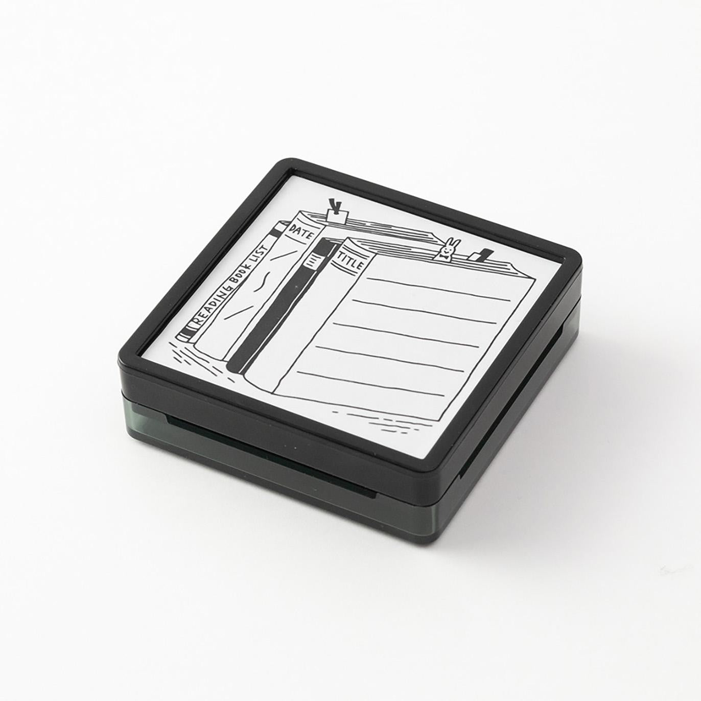 Midori Paintable Stamp Pre-Inked - Book