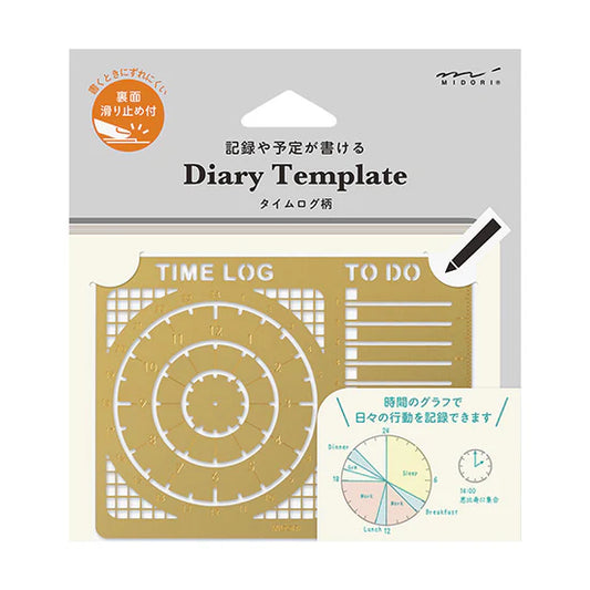 Midori Calendar Diary Template - Time Log