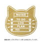 Midori Calendar Diary Template - Cat