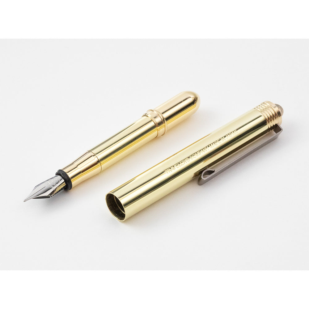 TRAVELER'S Solid Brass Fountain Pen