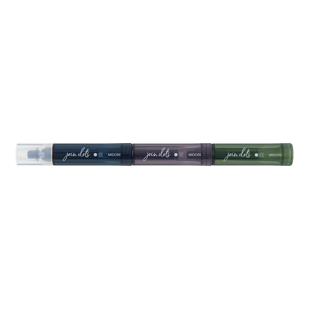 Midori Join Dots Connecting Pen - Dark