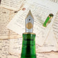 Pre-Owned Pelikan M800 Green Demonstrator Fountain Pen 18K M