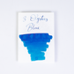 3 Oysters Blue (38ml) Bottled Ink (Delicious)