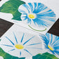Midori Message Letterpad - Morning Glory (Silk Printing)