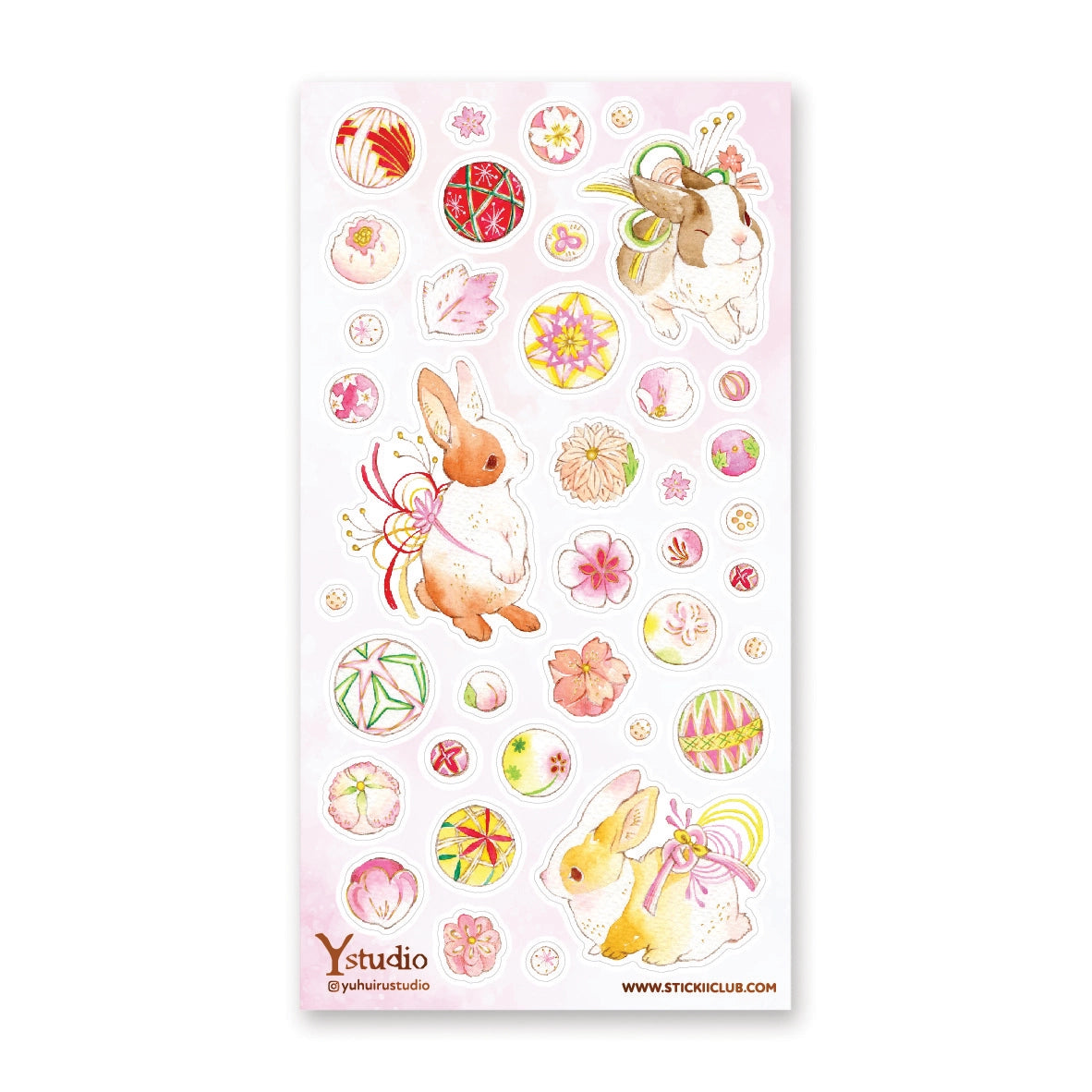 Faire Stickii Sticker Sheet - Year of the Bun