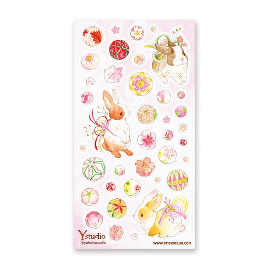Faire Stickii Sticker Sheet - Year of the Bun