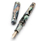 Leonardo Momento Zero Grande 2.0 Piston Fountain Pen - The Power of Flower - Dalia Eveline - Rose Gold Trim (14k Nib) (Limited Edition)